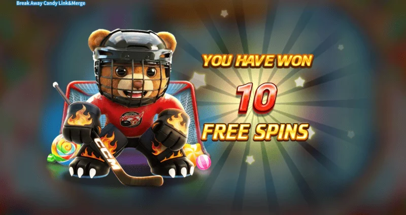 Break Away Candy - multiplicateur x10 lors du dernier spin du bonus