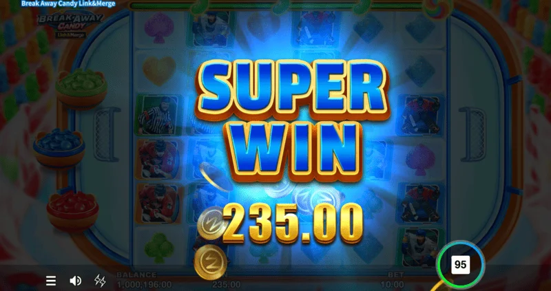 Break Away Candy - déclenchement des Hockey Pots dans le jeu de base